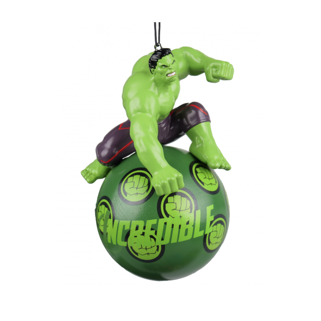 Kurt Adler Kerstornament Bauble Hulk 3D Groen 12 cm