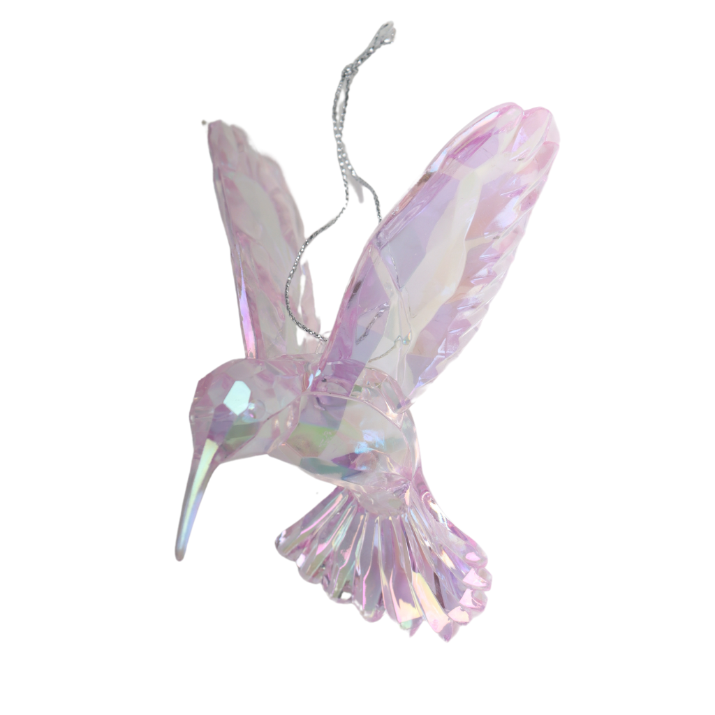 Kurt Adler kersthanger Hummingbird roze