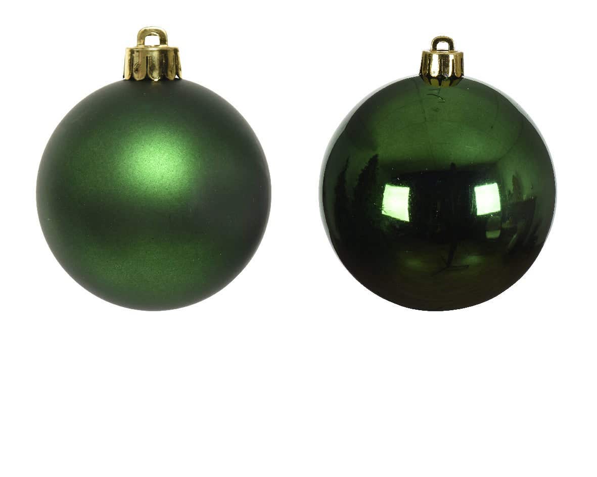 Decoris Kerstballen glas mix groen 20 stuks Ø 6 cm
