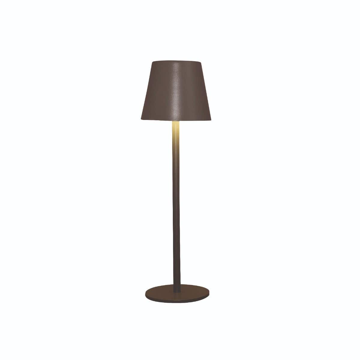 Draadloze Tafellamp Mat Grijs 11 x 36.5 LED Warm Wit Dimbaar