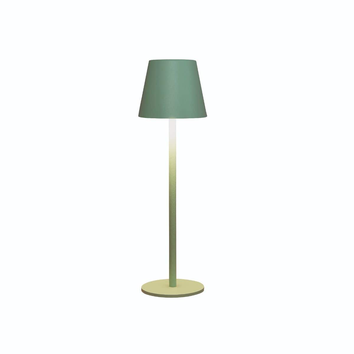 Draadloze Tafellamp Mat Jade Groen 11 x 36.5 LED Warm Wit Dimbaar