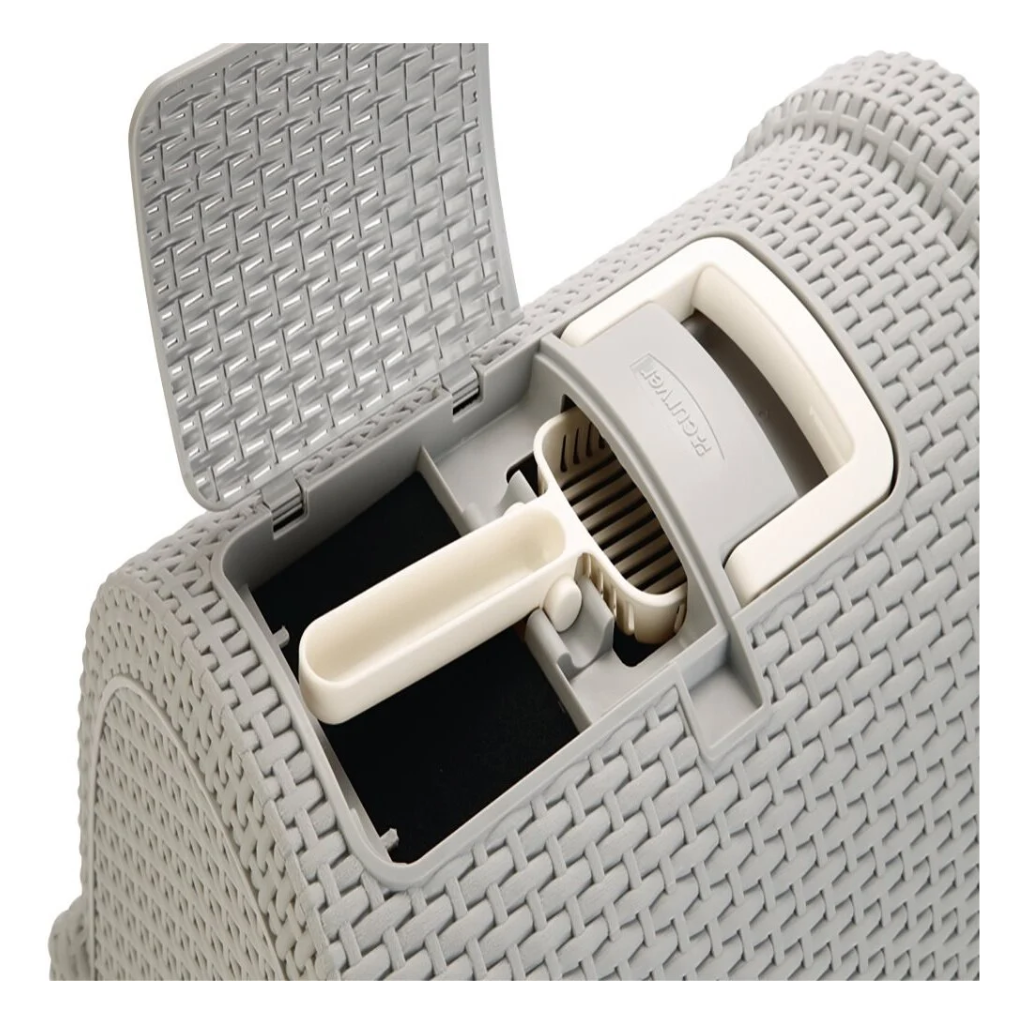 Curver kattenbak Style grijs 51 x 38.5 x 39.5 cm