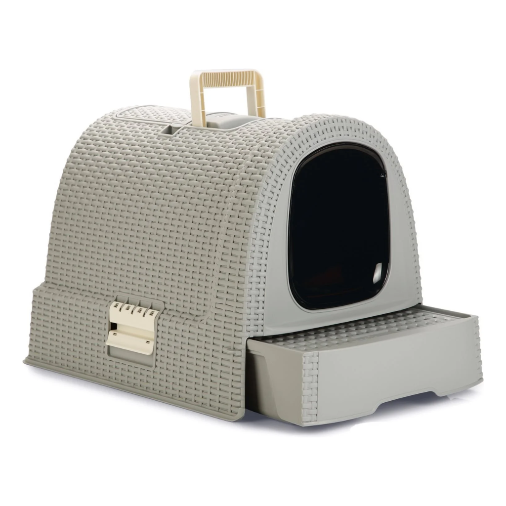Curver kattenbak Style grijs 51 x 38.5 x 39.5 cm
