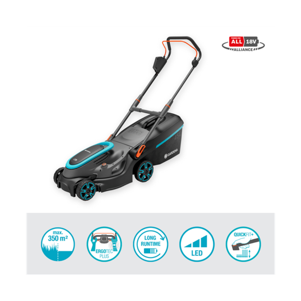 Gardena Accusgrasmaaier PowerMax 37/36 P4A Set