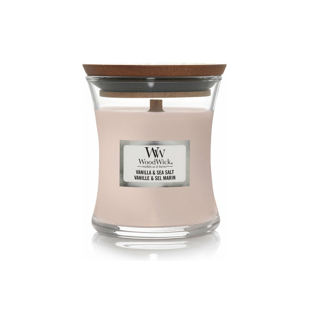 WoodWick Vanilla & Sea Salt Mini Candle