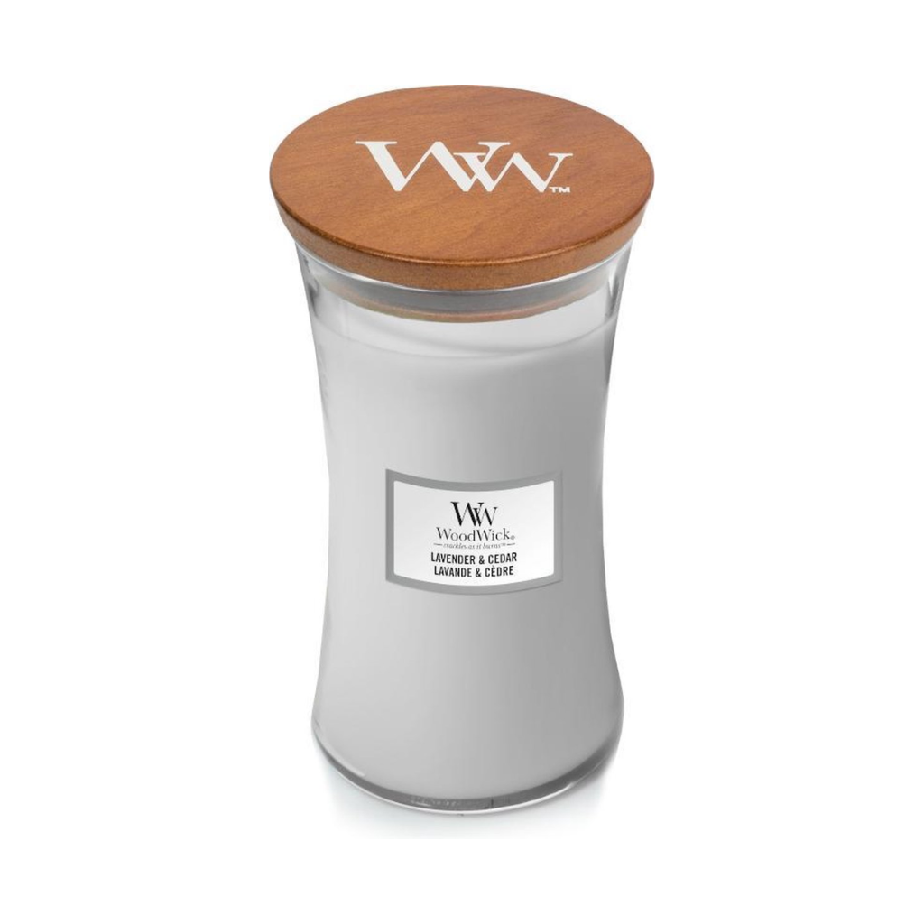 WoodWick Lavender & Cedar Large Candle