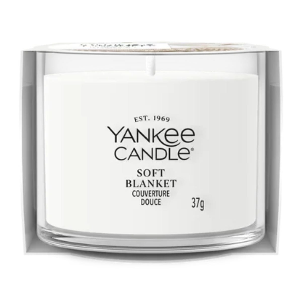 Yankee Candle Geurkaars Mini Votive Soft Blanket Wit 5.4 x 5.4 x 4.2 cm