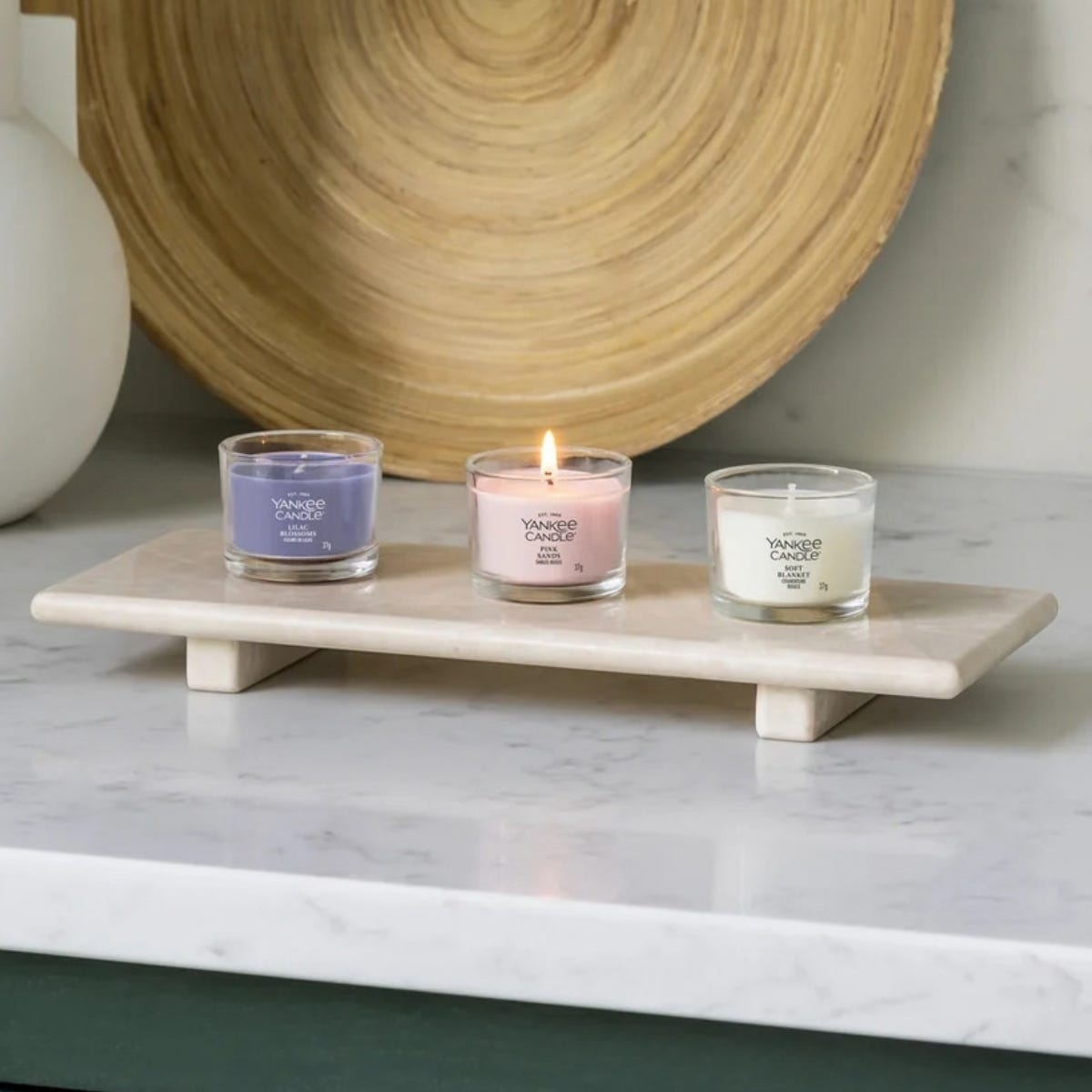 Yankee Candle Geurkaars Mini Votive Soft Blanket Wit 5.4 x 5.4 x 4.2 cm