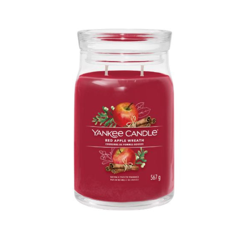 Yankee Candle Geurkaars Red Apple Wreath Signature Large