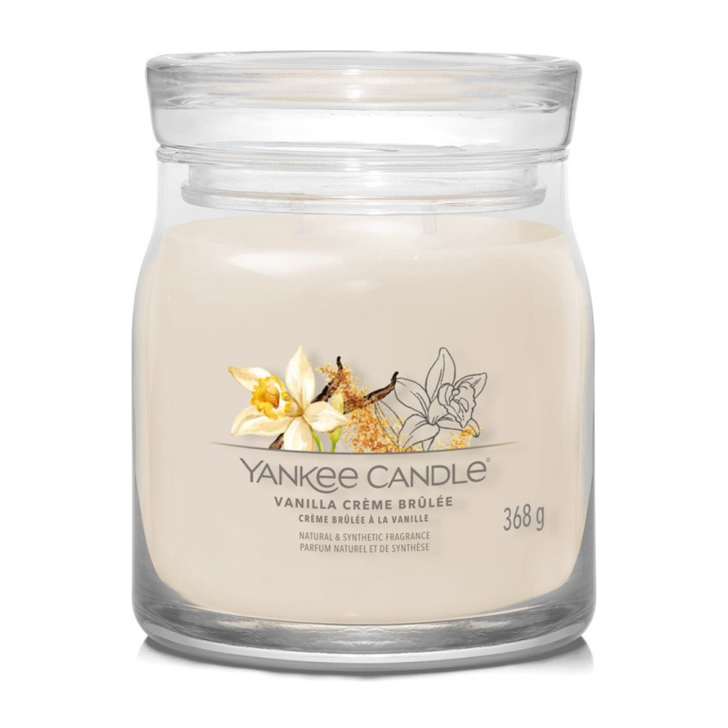 Yankee Candle Geurkaars Crème Brûlée Signature Medium
