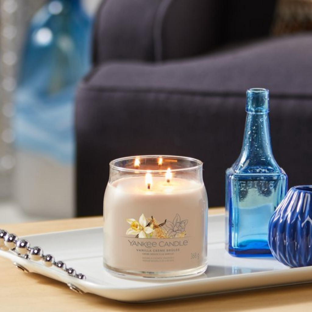 Yankee Candle Geurkaars Crème Brûlée Signature Medium