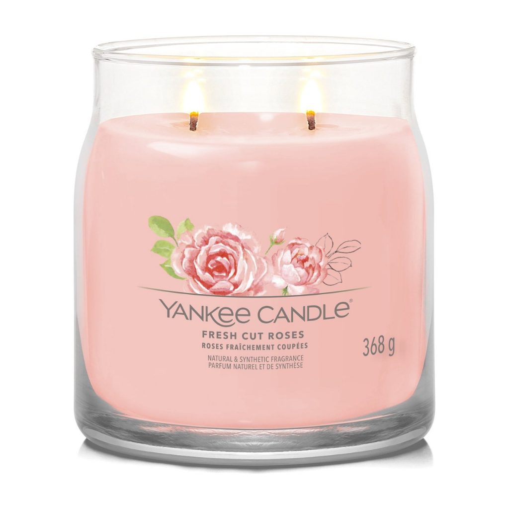 Yankee Candle Geurkaars Fresh Cut Roses Signature Medium