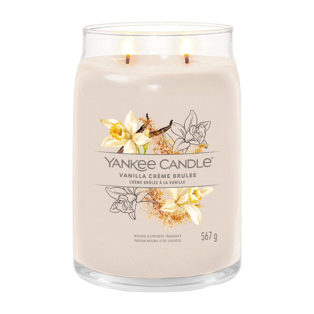 Yankee Candle Geurkaars Vanilla Crème Brûlée Signature Large