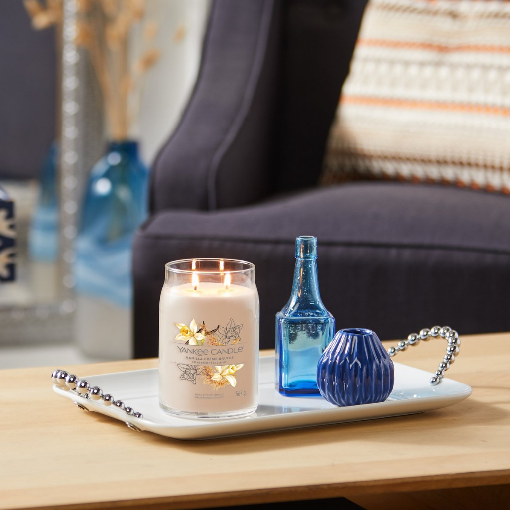 Yankee Candle Geurkaars Vanilla Crème Brûlée Signature Large