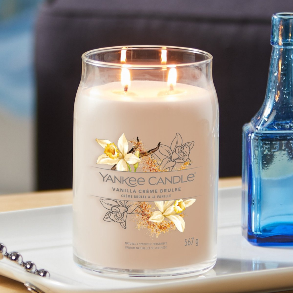 Yankee Candle Geurkaars Vanilla Crème Brûlée Signature Large