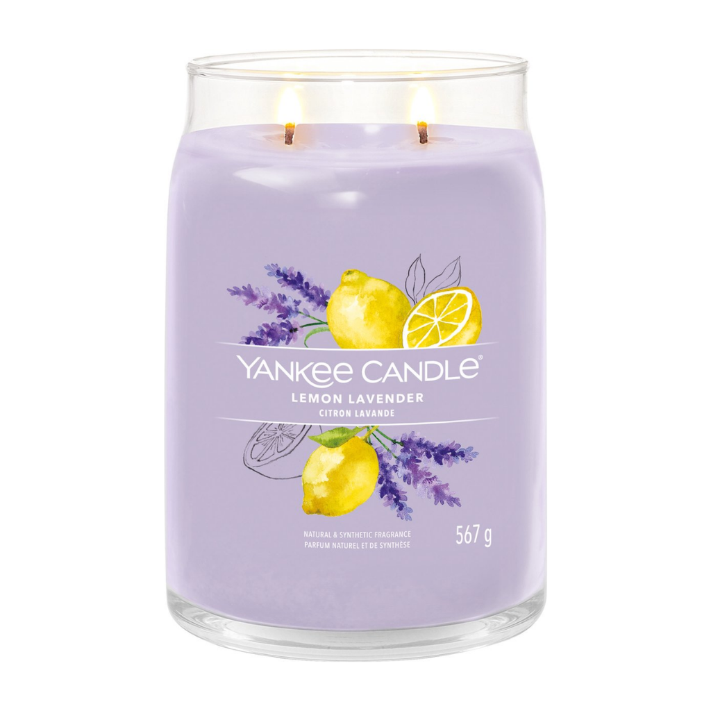 Yankee Candle Geurkaars Lemon Lavender Signature Large