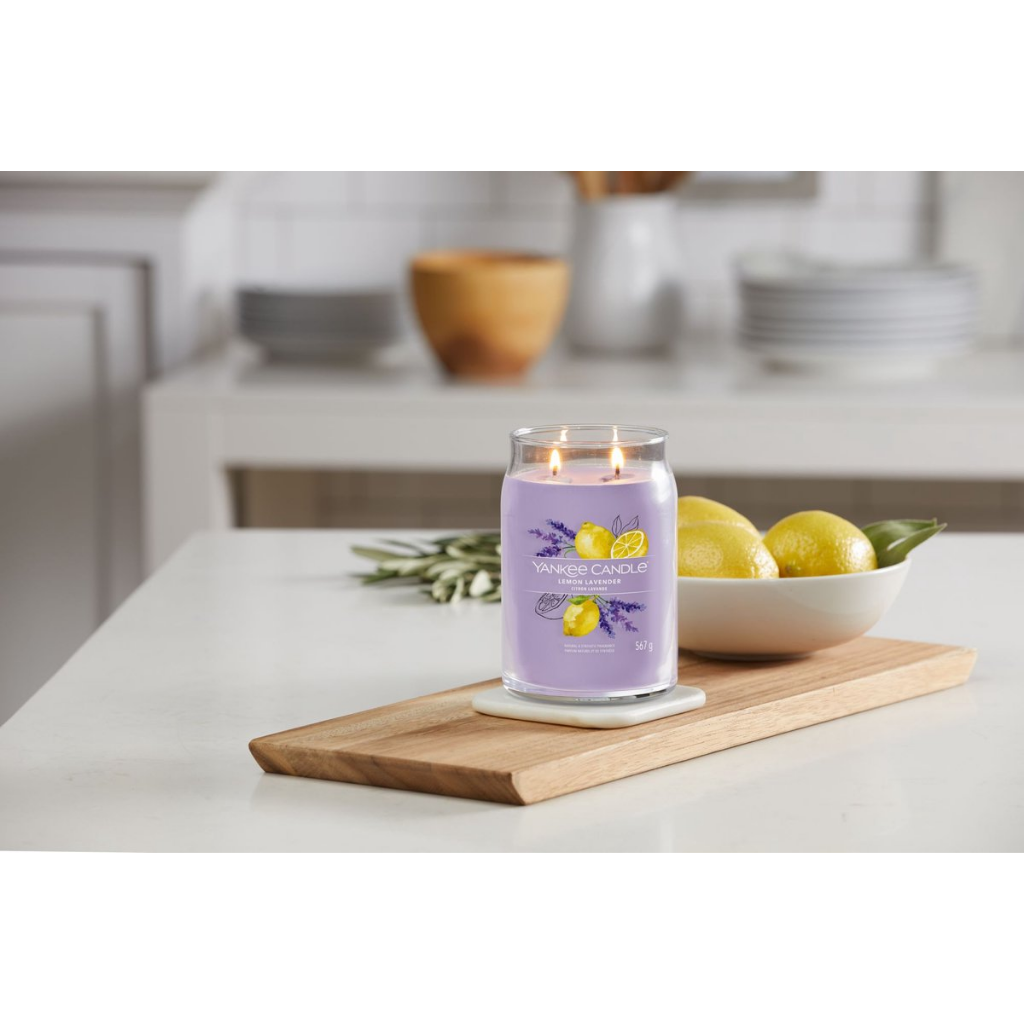 Yankee Candle Geurkaars Lemon Lavender Signature Large
