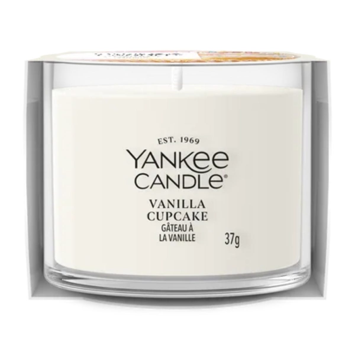Yankee Candle Geurkaars Mini Votive Vanilla Cupcake Geel 5.4 x 5.4 x 4.2 cm