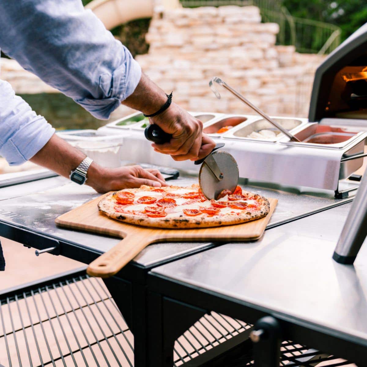 Ooni Pizzasnijder RVS