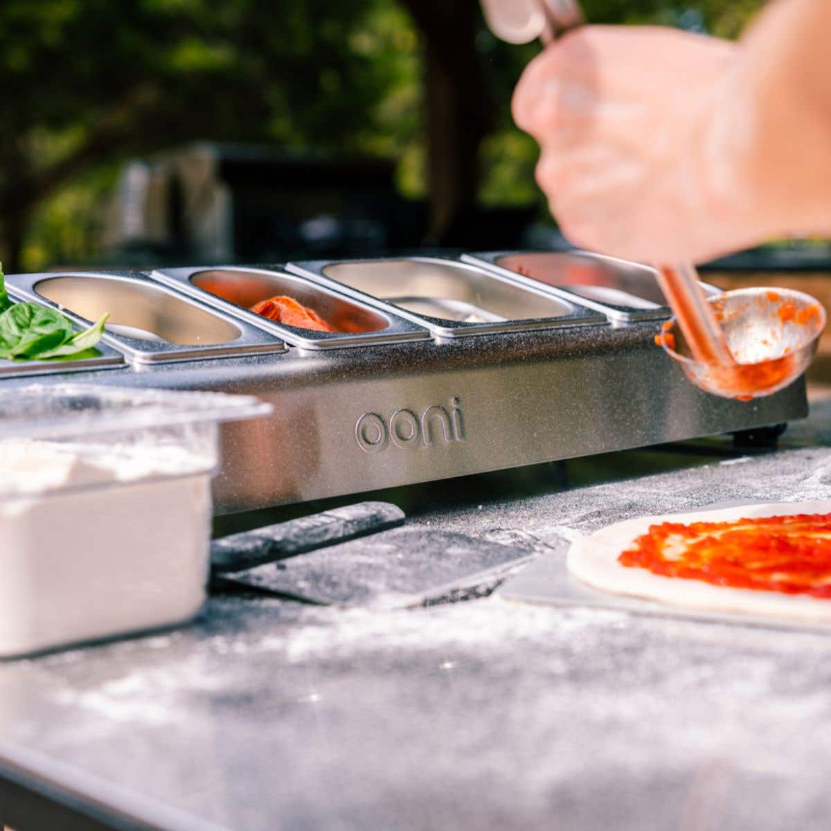 Ooni Topping Station RVS 77.6 x 24 x 16 cm