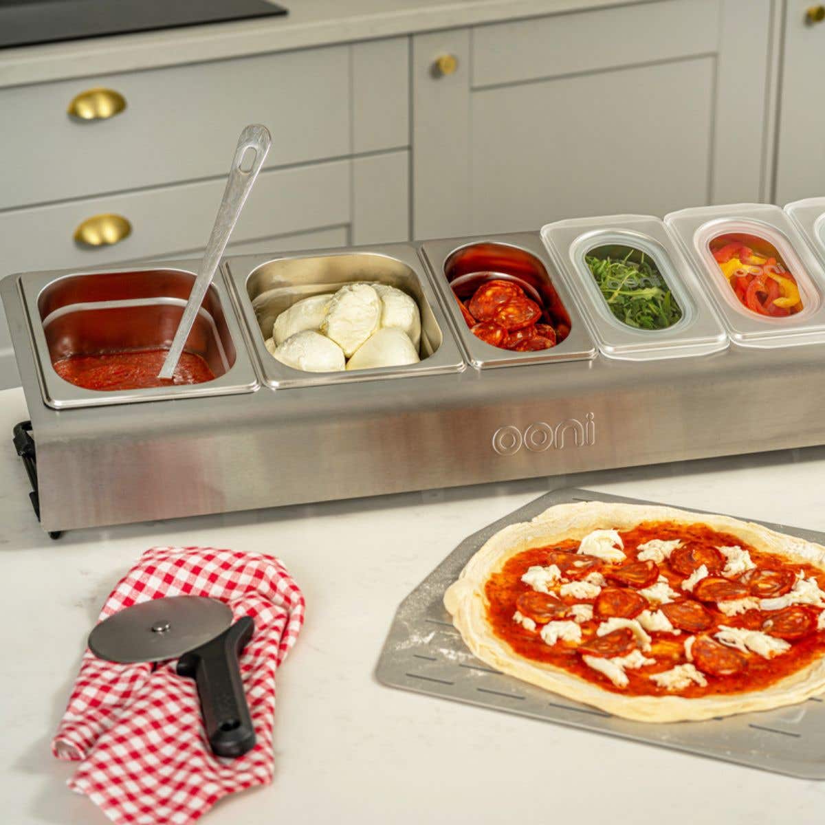 Ooni Topping Station RVS 77.6 x 24 x 16 cm