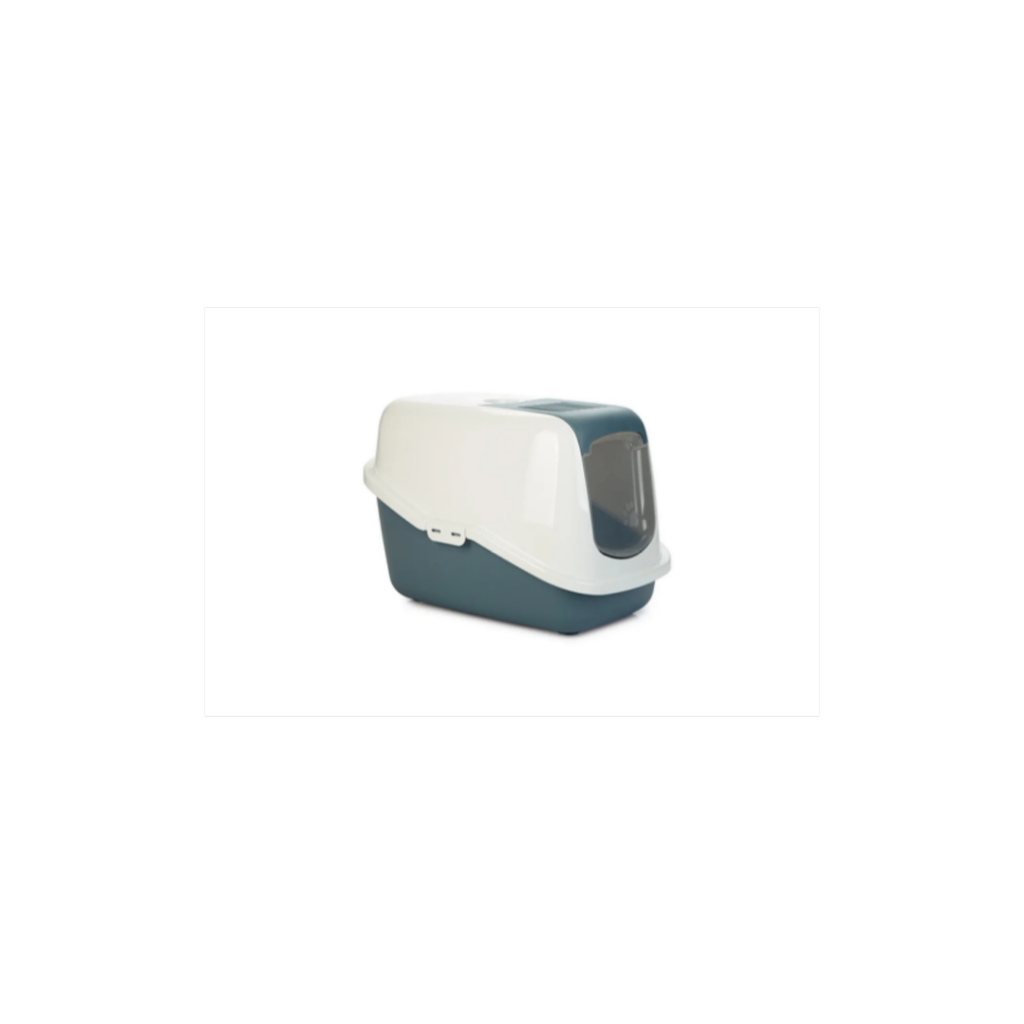 Savic Kattenbak Nestor blauw wit 56 x 39 x 39 cm