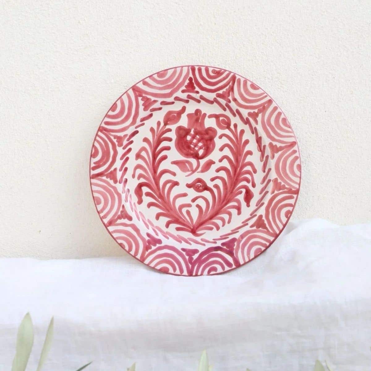 Lenta Living Ontbijtkom Repintado Bordeaux 14 x 5.5 cm