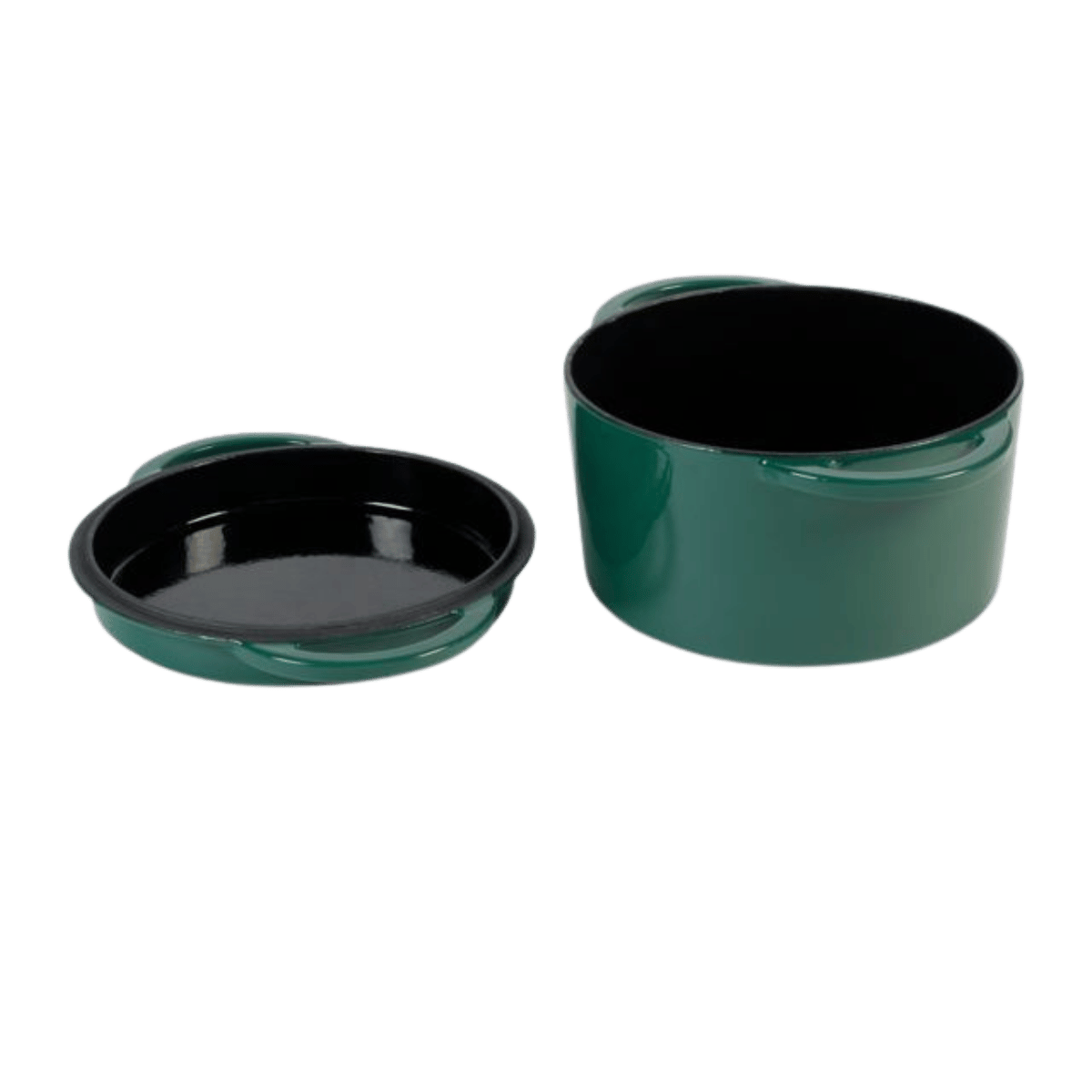 Big Green Egg Braadpan Dutch Oven Rond Groen 4.7 L