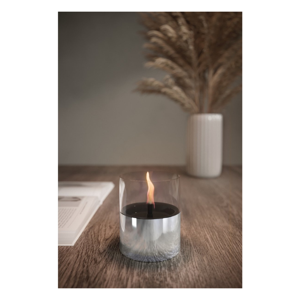 Tenderflame Giftbox Lilly 10 Glas Zilver met 0.5L Fuel