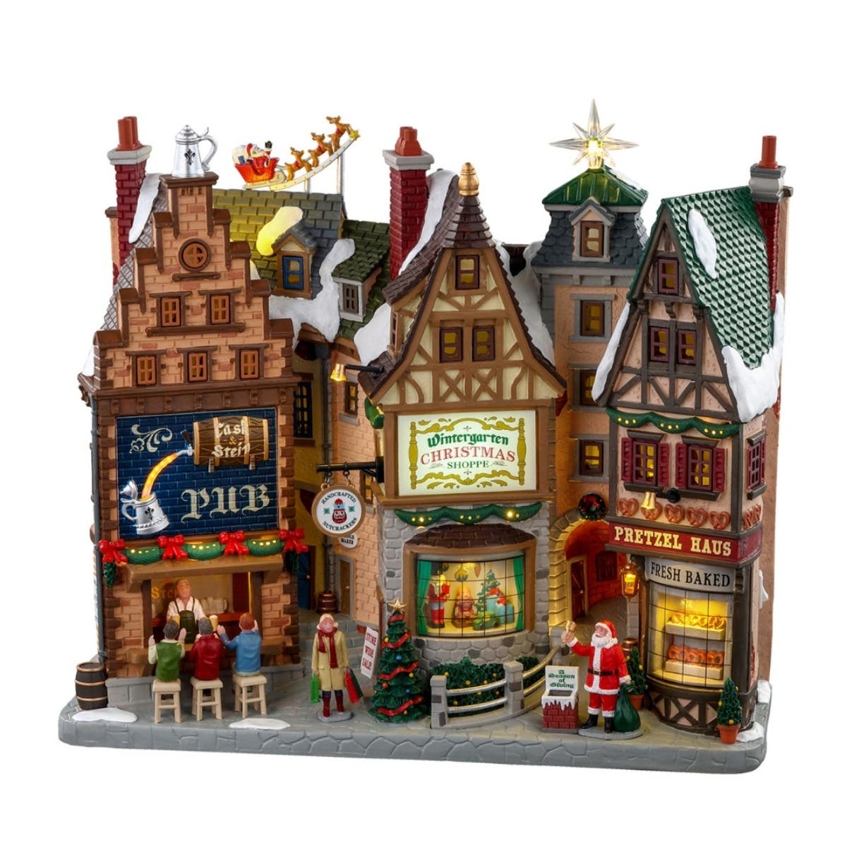 Lemax Kerstdorphuisje Wintergarten Lane met Verlichting 31 x 11.5 x 28.2 cm