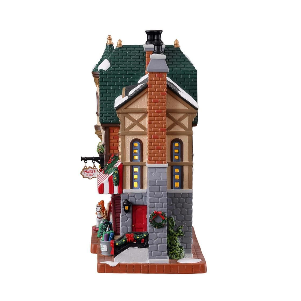 Lemax Santa's List Toy Shop met verlichting