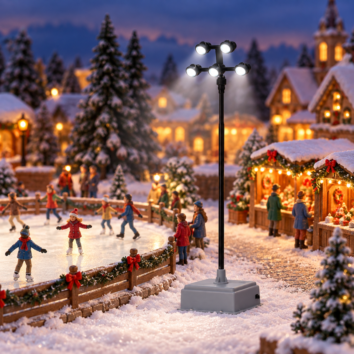 Lemax Kerstdorpverlichting Field Lights 7.3 x 32 x 6.8 cm