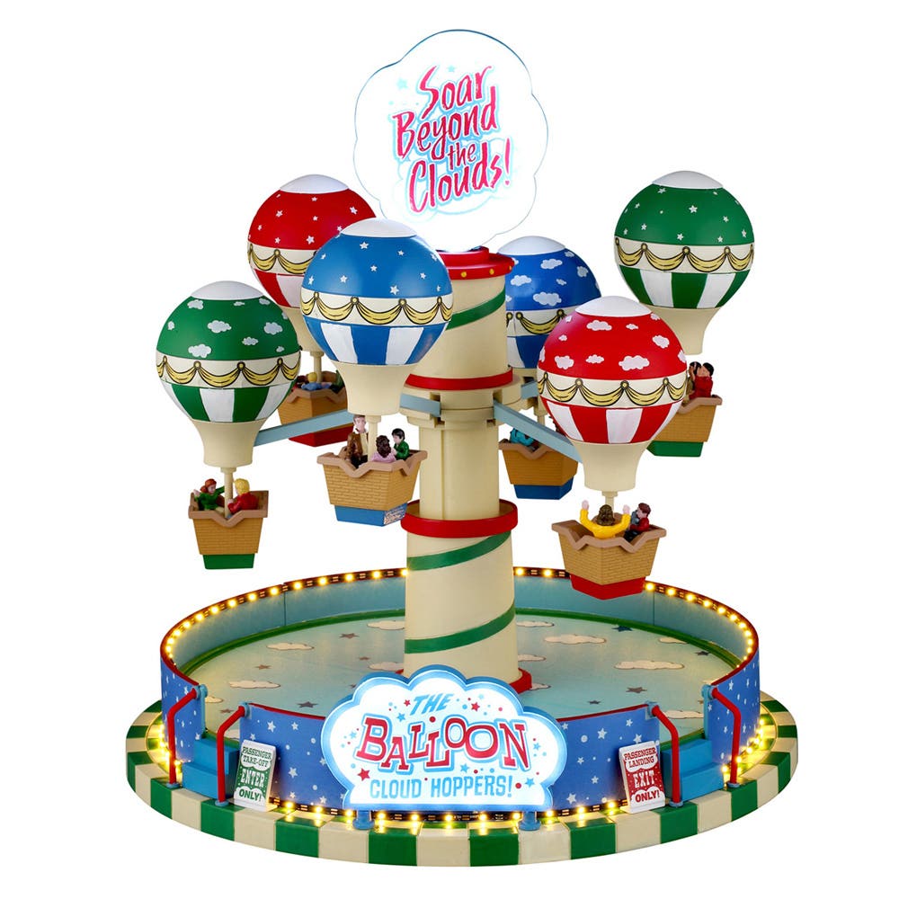 Lemax Kerstdorpminiatuur The Balloon Cloud Hoppers met Verlichting 32 x 35.8 x 30.2 cm