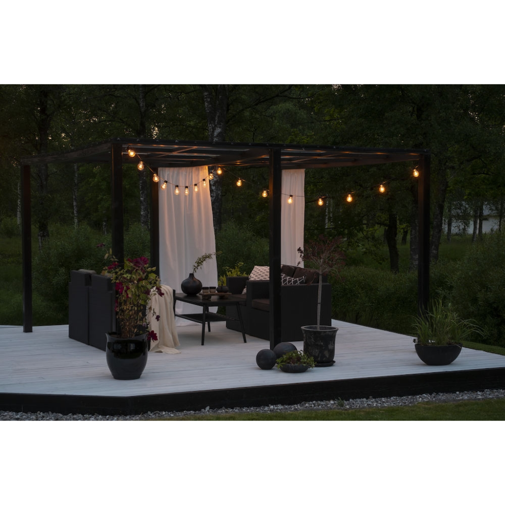 Konstsmide Partylight Lichtsnoer LED 20 lampen 9.5m +10m aanloopsnoer