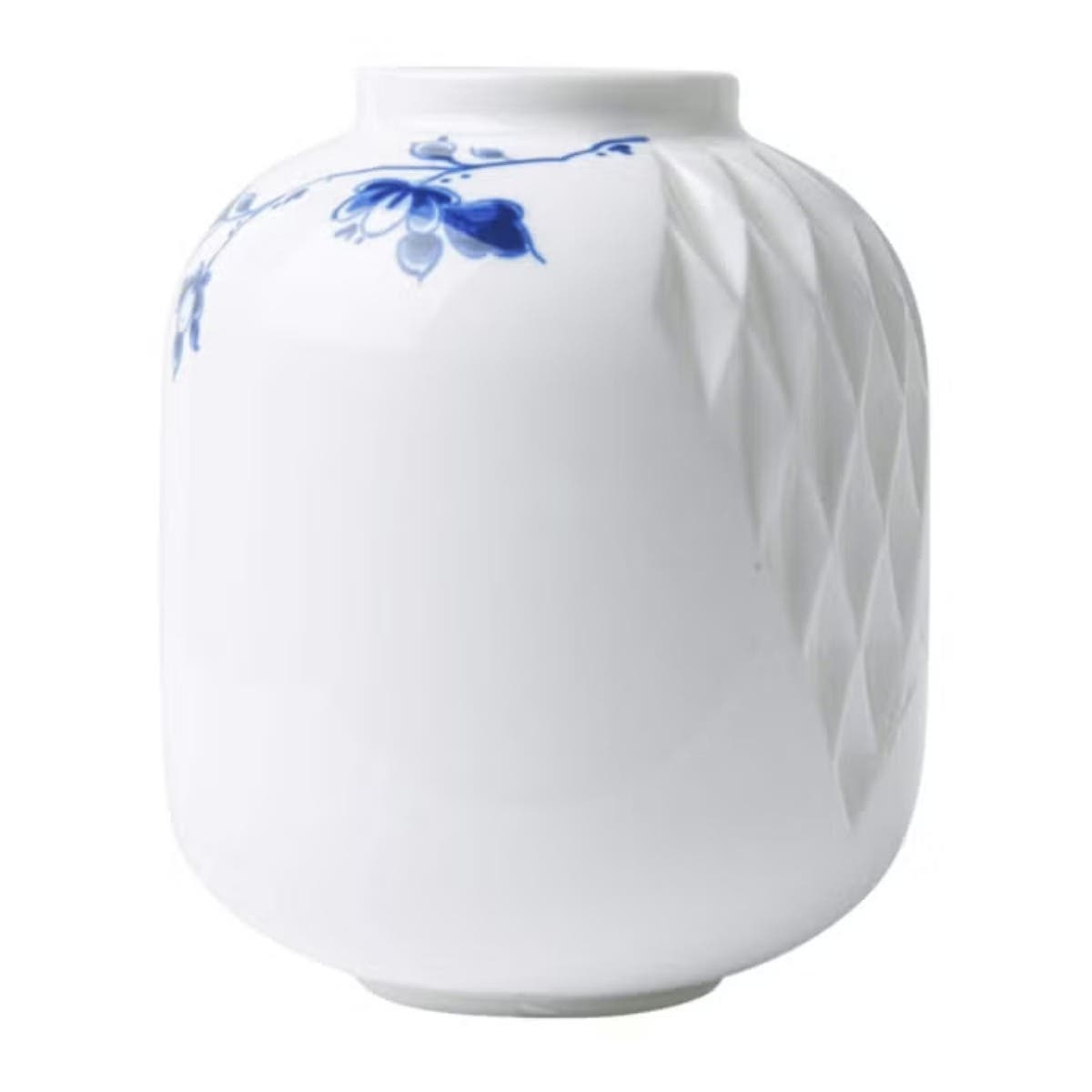 Heinen Delfts Blauw Vouw Vaas Nr. 3