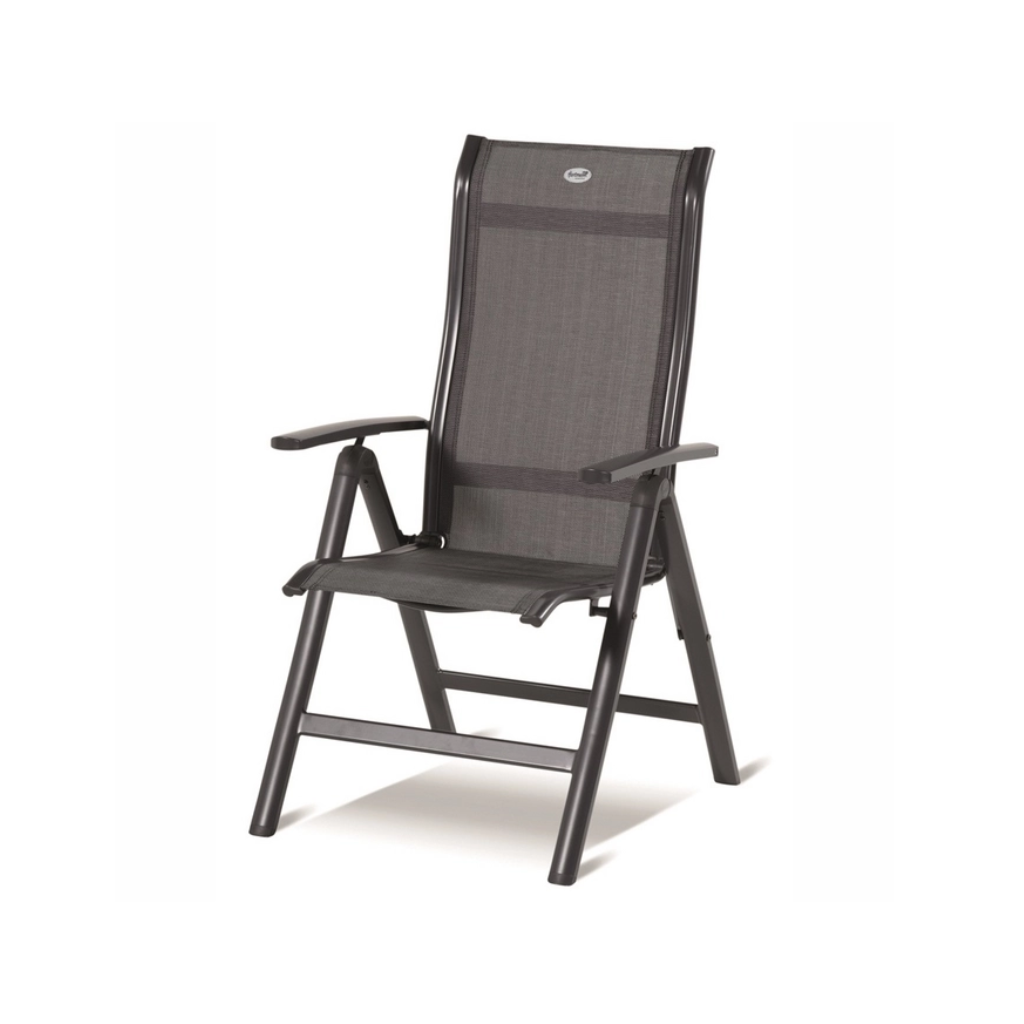Hartman Verstelbare Tuinstoel Alice Antraciet 63 x 68 x 110 cm