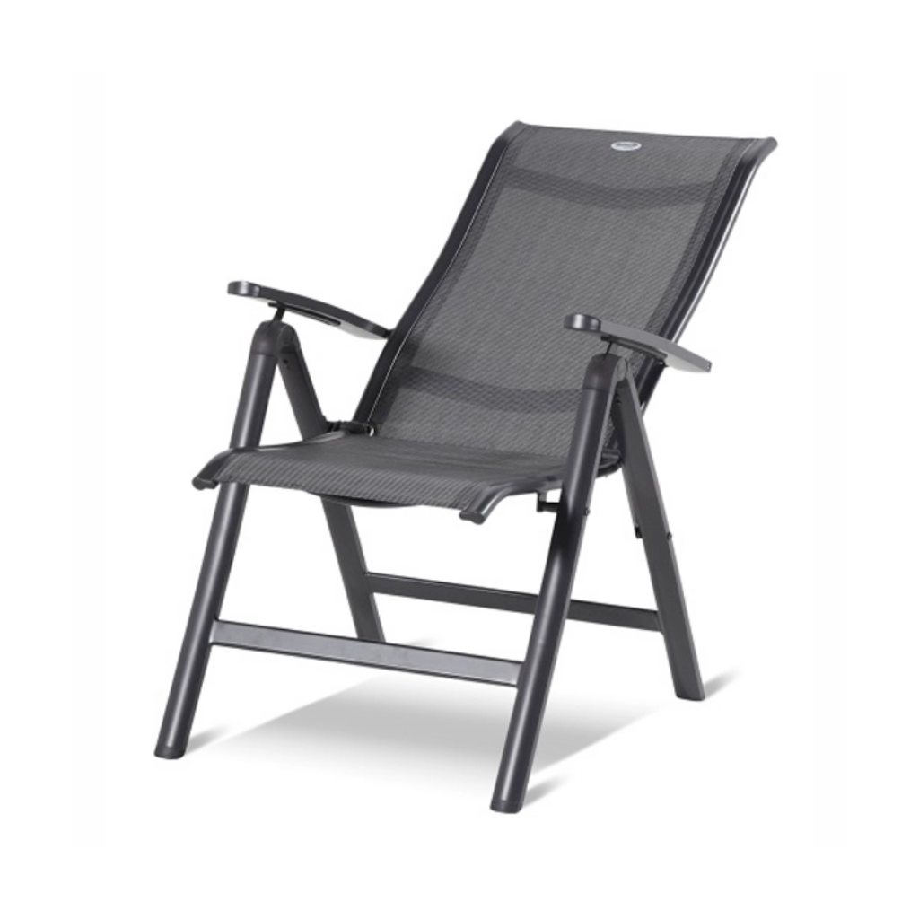 Hartman Verstelbare Tuinstoel Alice Antraciet 63 x 68 x 110 cm