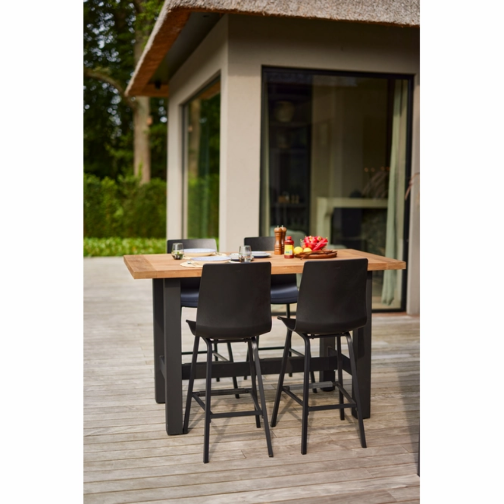 Hartman Barstoel Sophie Carbon Black 2 stuks 119 x 45 x 40 cm