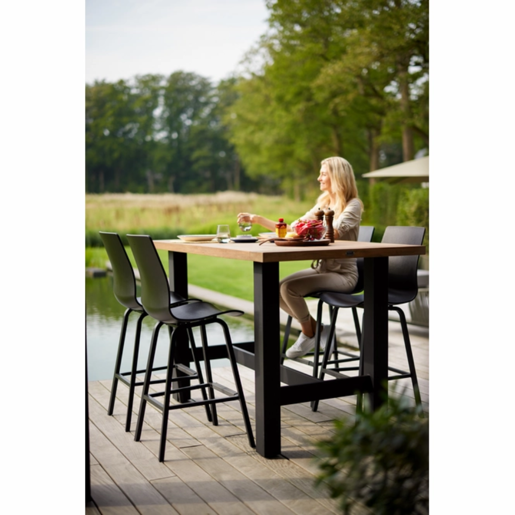 Hartman Barstoel Sophie Carbon Black 2 stuks 119 x 45 x 40 cm