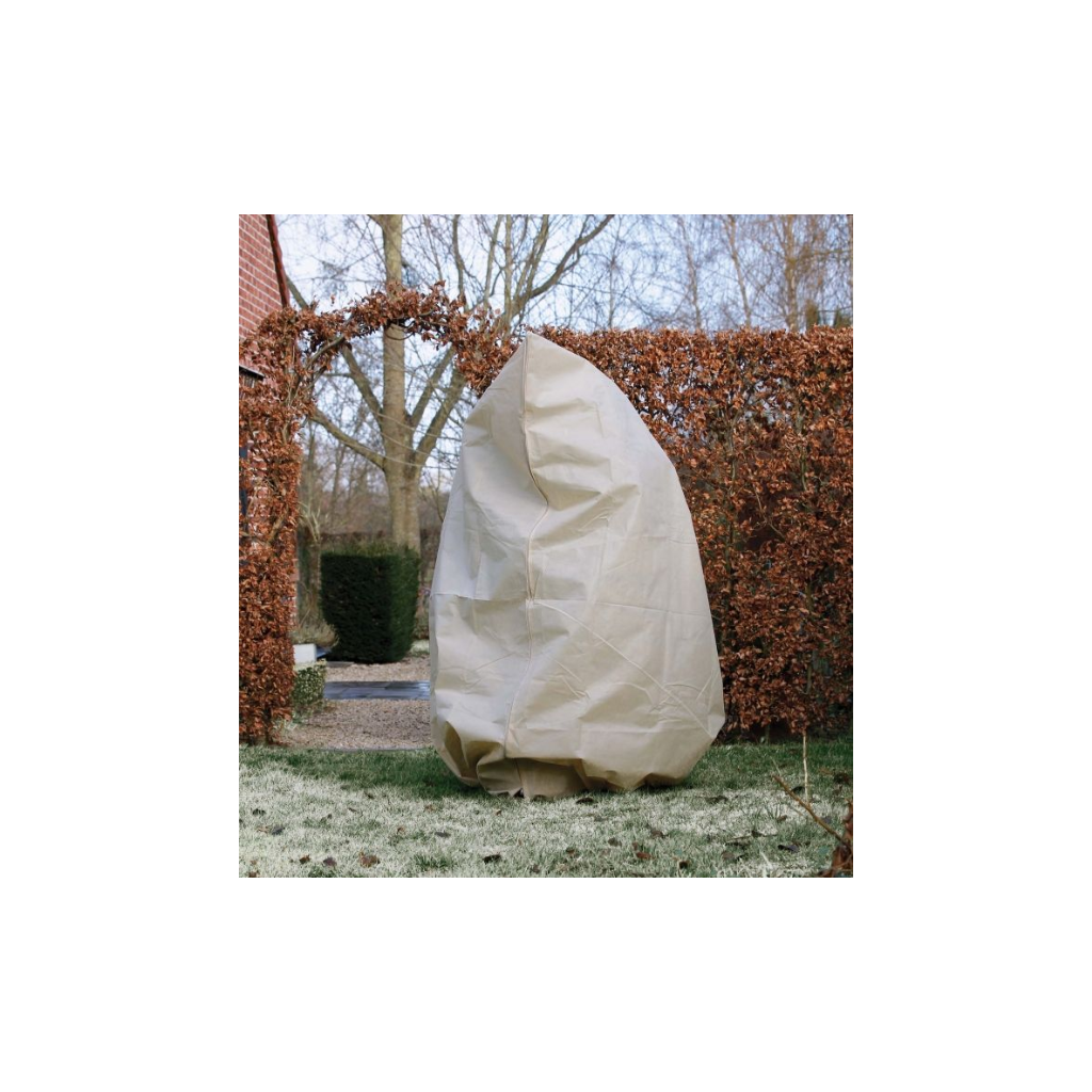 Nature Planten Winterafdekhoes met rits beige