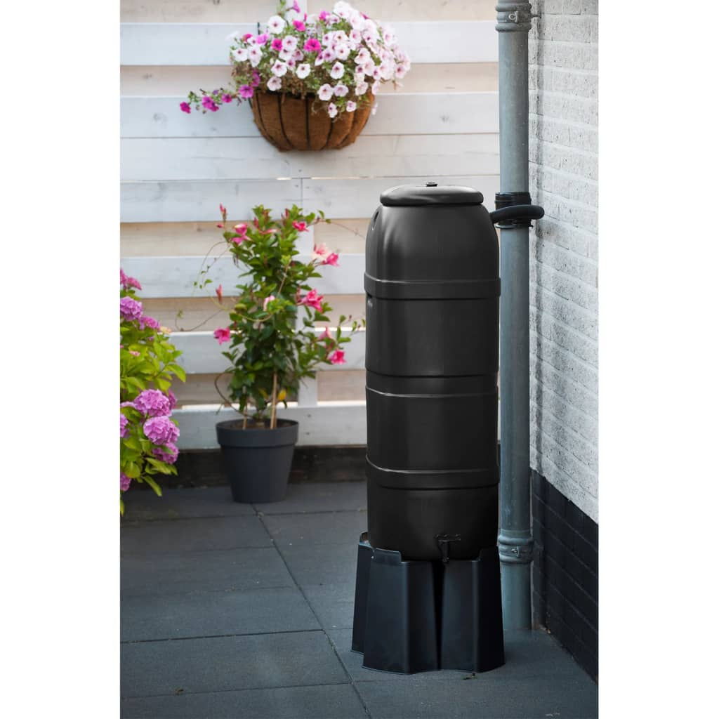 Nature Regenton 100L zwart slimline H 96 cm