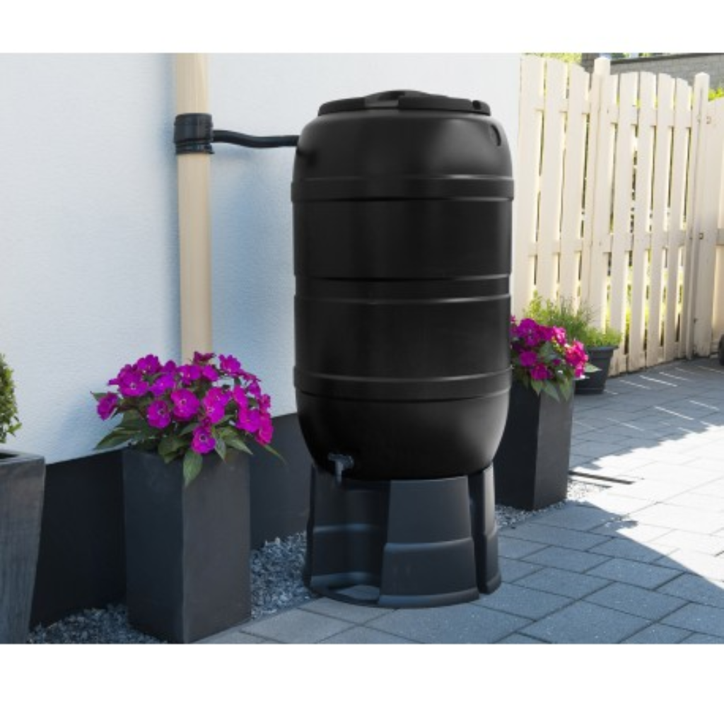 Nature Regenton Zwart 210 L 57 x 97 cm
