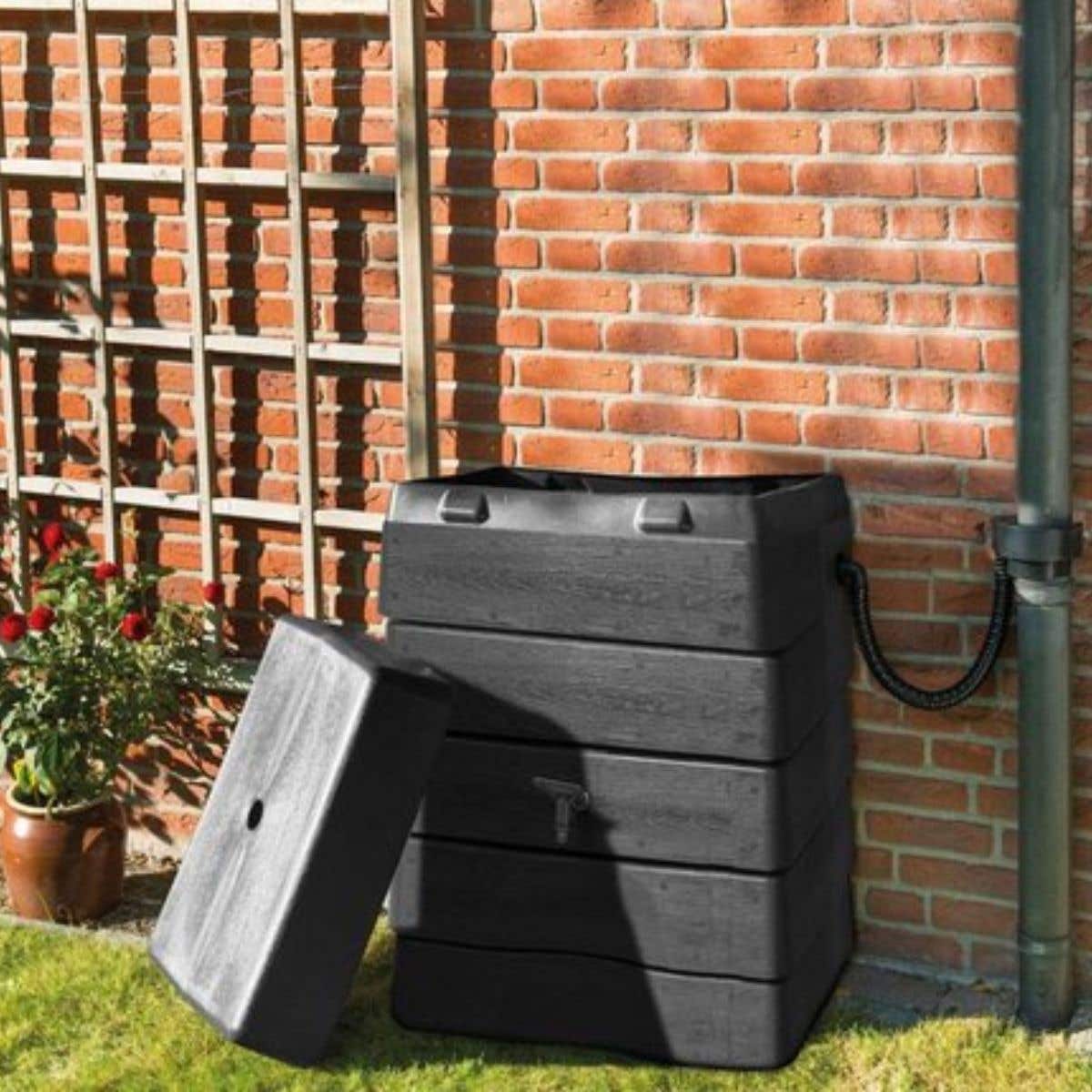 Nature Regenton Antraciet 168 L 58.5 x 39.5 x 89 cm