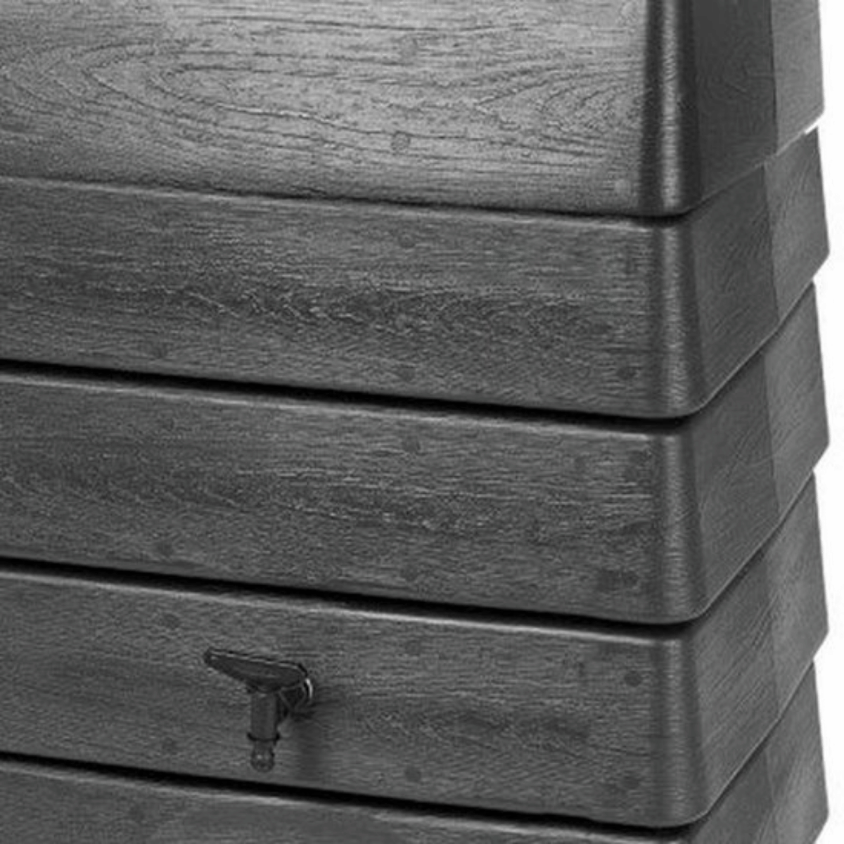 Nature Regenton Antraciet 168 L 58.5 x 39.5 x 89 cm