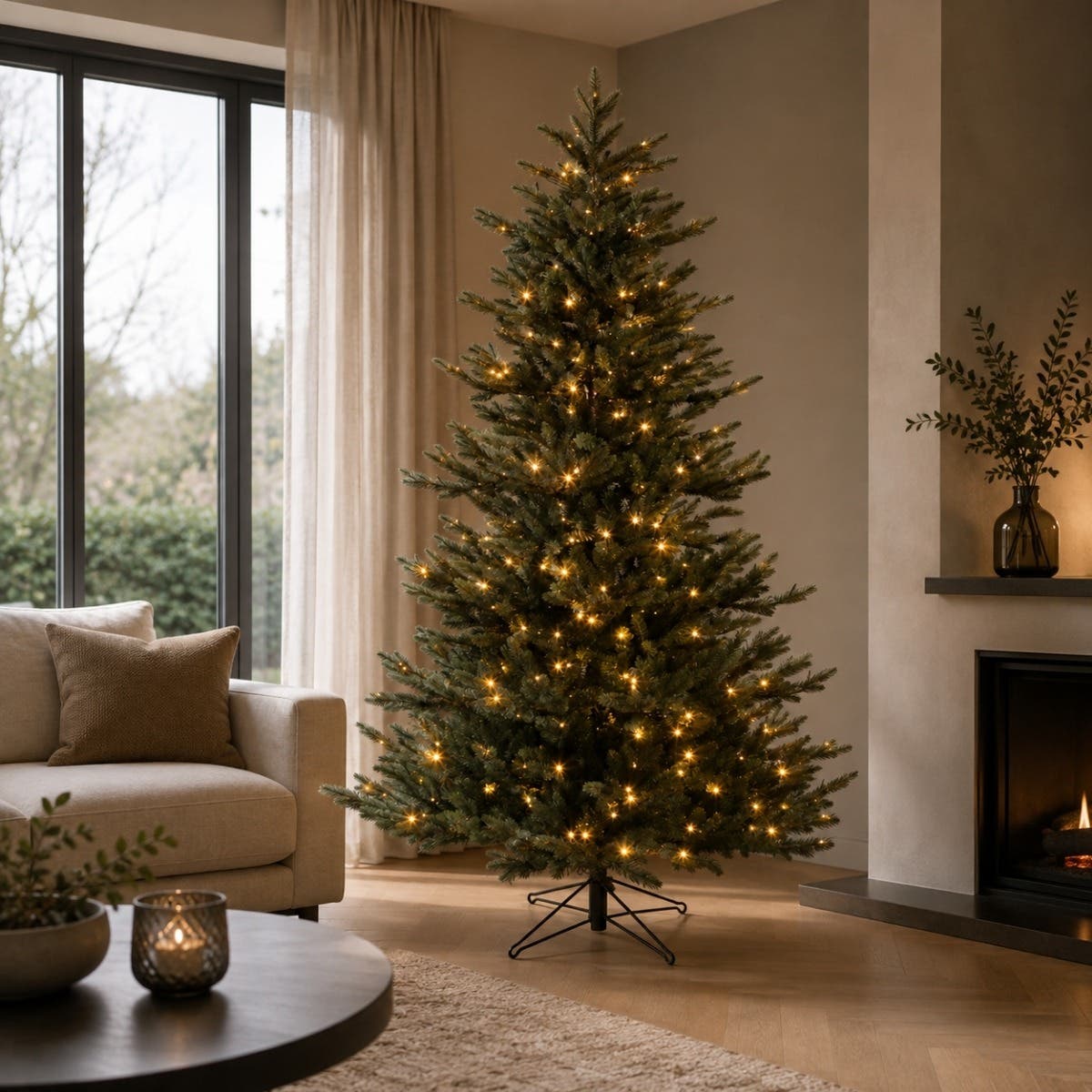 Black Box Trees Kunstkerstboom Macallan Groen met Verlichting 230 x 140 cm