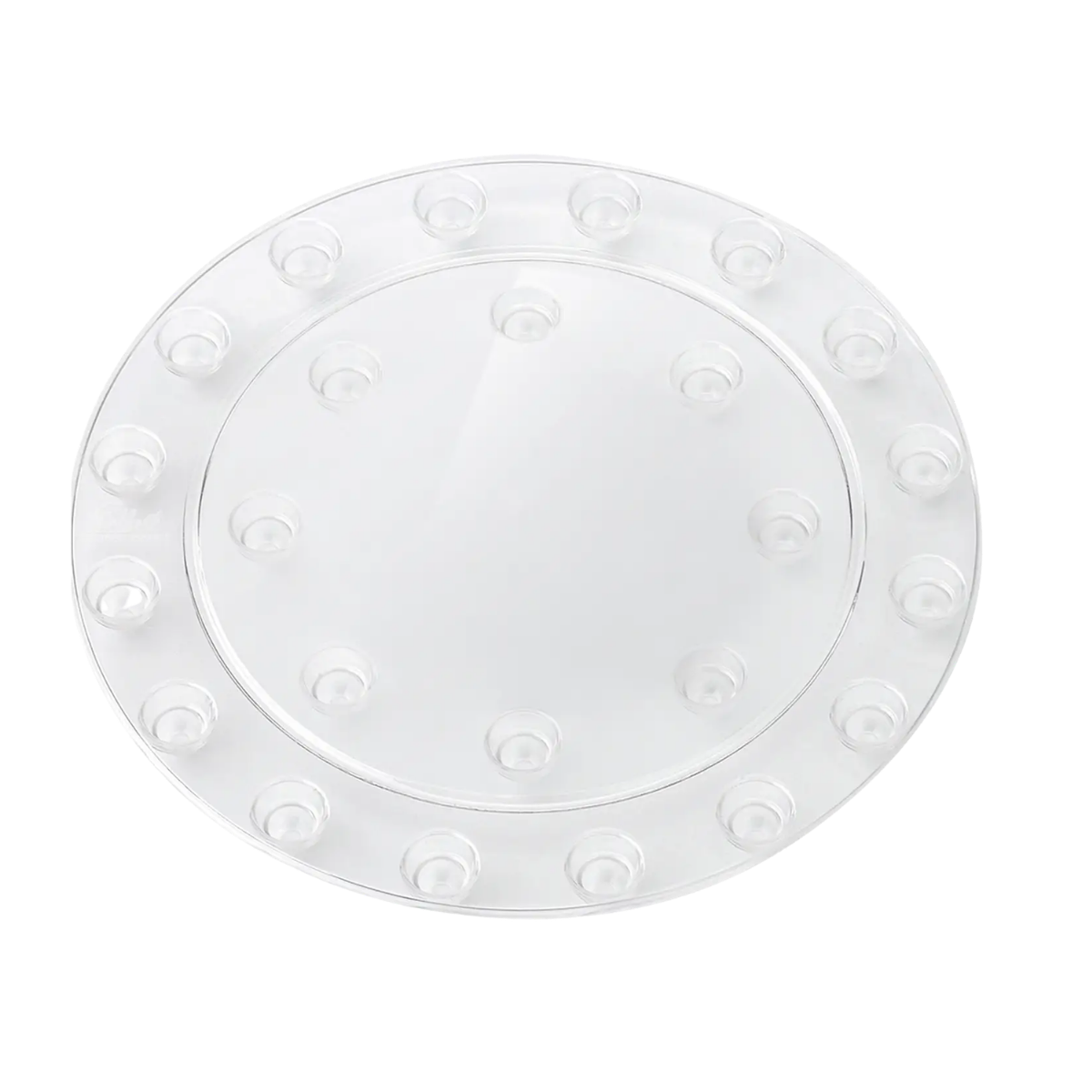 Elho Floorprotector Rond Transparant 15 x 2 cm