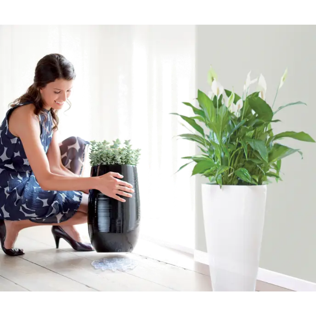 Elho Floorprotector Rond Transparant 15 x 2 cm