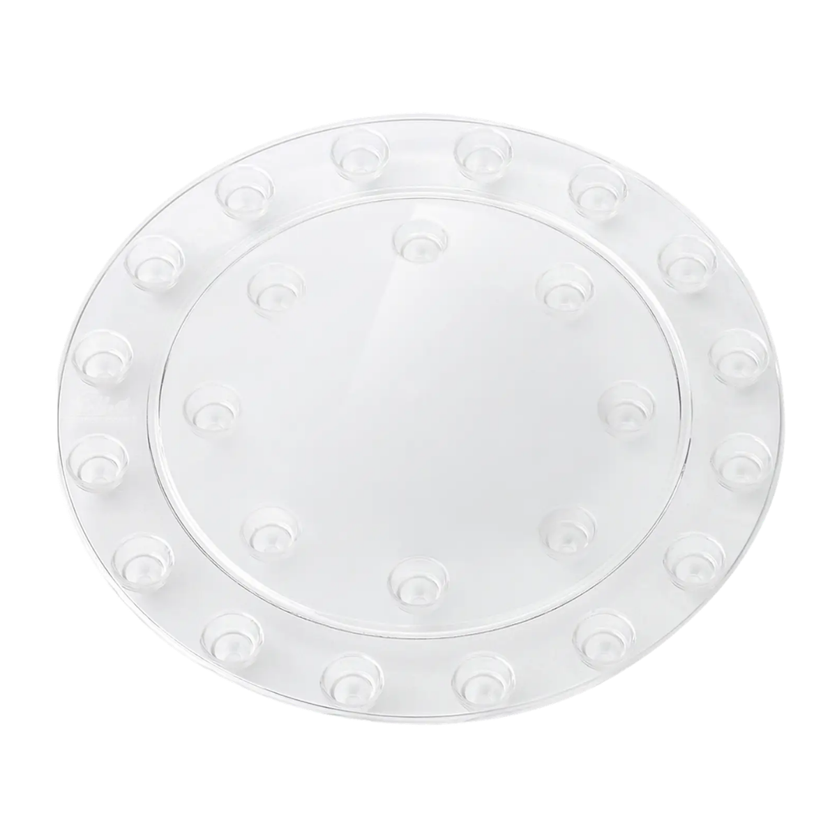Elho Floorprotector Rond Transparant 18 x 2 cm