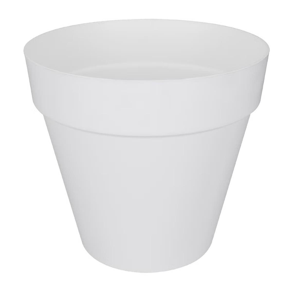Elho Loft Urban Rond Wielen 40cm Wit