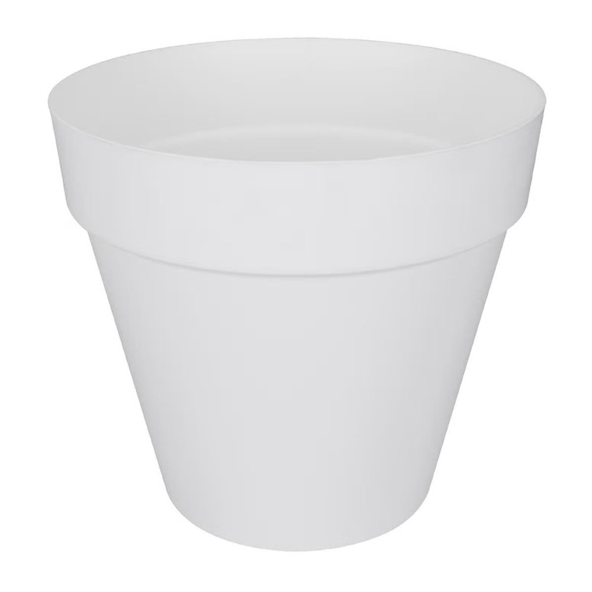 Elho Loft Urban Rond Wielen 50cm Wit